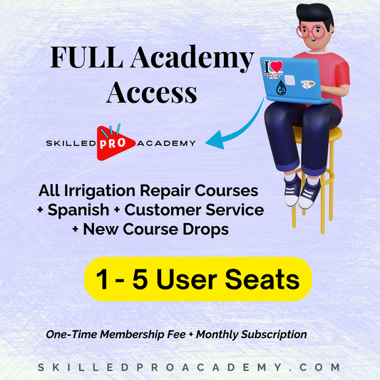Full Academy Access 1 - 5 Seats: Membership + Subscription